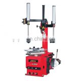 Automatic car tire changer machine with double helper arms