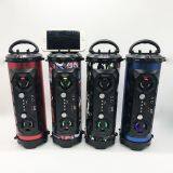 Ultra Bass 5 Inch Bazooka Style Surround Blue Tooth Wireless Powered Speaker With LED Lights thumbnail-4