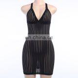 Lady Elegant Casual Mesh Women Party One Piece Sexy Sling Dresses thumbnail-5