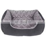 Private Label Deluxe Suede Fluffy Rose Pattern Comfortable Pvcashmere Pet Bed thumbnail-1