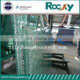 China High Quality Decorative Tempered Cracked Glass Broken Glass Table thumbnail-2