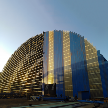 Factory Price Thermal Power Plant Design Construction Building Dome Steel Coal Storage Shed thumbnail-5