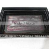 Lacquer Tray, Mother of Pearl Tray, Square Tray
