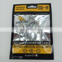 Small Bag With Hang Hole Zipper Poly Bag Resealable Plastic Bulk Bags Electronic Product Three Side Seal Pouch thumbnail-2