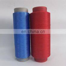Colored Dty Dope Dyed Yarn 100% Polyester Textured Yarn Dty 150d/144f Sd Sim