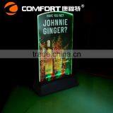High Quality Illuminated Clear Plastic Led Menu Covers thumbnail-6