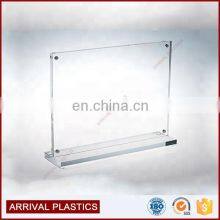 7 x 5 держатель для акриловых табличек с магнитами, Т-образный - прозрачный thumbnail-2