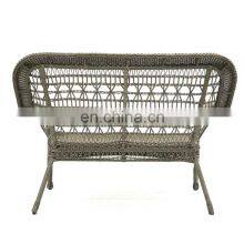 Factory Supply Pe Rattan Wicker Loveseat Patio Garden Furniture For Indoor & Outdoor thumbnail-3