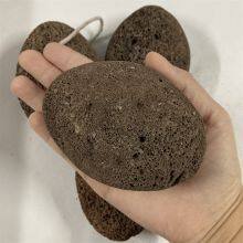 Volcanic Grindstone Tool Rope Wrapped Oval Double-sided Volcanic Grindstone thumbnail-3