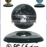 NEW Black Educational Magnetic Levitation Floating 6 Inch Globe Map Gift