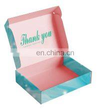 High Sale Rectangle Design Your Brand Custom Printed Kraft Quick Clothing Mailer Packaging Corrugated Shipping Boxes