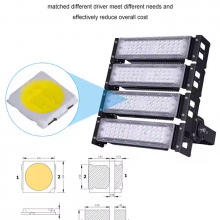Ip65 Waterproof Outdoor 50w 100w 200w 300w 400w 500w 600w 800w 1000w 2000w High Mast Led Stadium Flood Light thumbnail-4