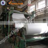 high speed newsprint paper machine with good performance from recycled paper