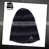 Stores Sell Hats Cheap Wholesale Leather Patch Custom Knitted Hats Knitted Caps
