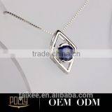 Hot Sale Fashion 925 Silver Jewerly American Diamond Necklace Sets thumbnail-6