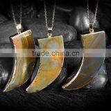 Top Sale Long Chains Necklace / Popular Long Chains Amber Necklace thumbnail-3