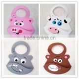 Latest design 2016 Customized washable Silicone baby bib with FDA approval