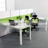 Popular Glass Partition Open 120 Office Workstation With Round Coffee Table(SZ-WS330) thumbnail-5
