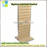 Luxury Classical Portable Wooden and Metal Clothing Store Display Rack thumbnail-3