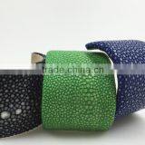Luxury High End Quality Real Stingray Cuff Bangle Bracelet Cuff Stingray Bangle thumbnail-5