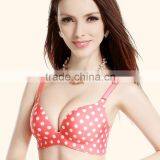 Fashion Push Up Function Ladies Spot Sexy Bra Set thumbnail-3