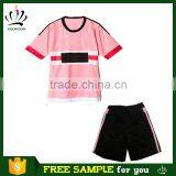 Cheap Thai Quality Juventus Away Pink Soccer Jersey for Children thumbnail-1