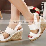Wholesale China Women Shoes High Heels Sexy New Design Women Wedge Sandals  thumbnail-4