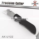 SPEED RELEASE FOLDABLE UTILITY KNIFE, TWINE BOX CUTTER With Back Clip thumbnail-1