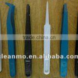 Pointed Tipped ESD Safe Snap Tweezer,plastic Tweezer,disposable,white/black/blue thumbnail-1