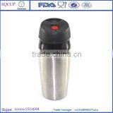 Manufactory Keep Warm Inner Plastic Outer Steel Vacuum Glass or Tumbler Mug With BMW Lid