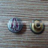 10mm Engraved Alloy Metal Rivet for Clothing thumbnail-1