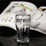 Unique Hot Sale Popular 300ml Funny Yard Beer Glass With Black Logo Decal Customized Size thumbnail-1