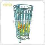 Vintage Wrought Iron Round Eco Friendly Umbrella Display Rack thumbnail-3