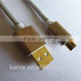 Metal Aluminum Data Cable-Microusb for Smart Phone