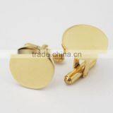 2016 Fashion Gold Plating Cufflink Adding Custom Logo thumbnail-4
