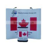 Trade Show Curved Fabric Pop up Display