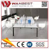 Cheaper High-ranking 4 Desk Executive Office Workstation thumbnail-1