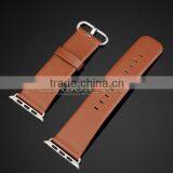 For Apple Watch Band, Genuine Leather Watch Band Strap With Adapter Adjustor thumbnail-2