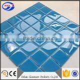 Pure Blue Color Glass Mosaic thumbnail-3