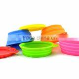 A-bomb New Food Grade Eco-friendly Food Grade Folding Colorful Silicone Pet Dog Bowl For Travel thumbnail-5