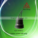 HAOHONG Waterproof Lamp Socket E27 With Rubber Circled Wire SPT-2 18AW thumbnail-3