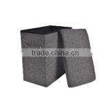 Durable Storage Laundry Ottoman thumbnail-4