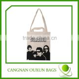 Custom Logo Print Cotton Canvas Shopping Bag