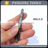 Alloy steel or HSS taper taps , hand taps , stainless tapping tool M6