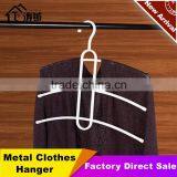 New Arrival Metal Coat Hanger ,powder Coating Clothes Hanger Quality Choice thumbnail-2