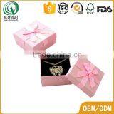 Lovely Cheap Offset Printing Small Pink Cardboard Box Hard Cardboard Box With Bow Tie thumbnail-2