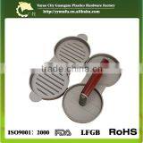 Aluminum Double Burger Press Hamburger Patties Maker Meat Press Kitchen Tools thumbnail-1