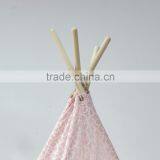 4-Walls PINK LACE Teepee Kids Tent Wigwam Indoor Tipi Playhouse Playroom thumbnail-3