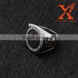 In Stock Wholesale Two Tone Gold Masonic Wedding Rings Stainless Steel Freemason Masonic Rings for Men thumbnail-3