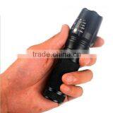 Hot Sale Super Bright 400Lm Rechargeable Zoom Aluminium Torch Lighter thumbnail-4